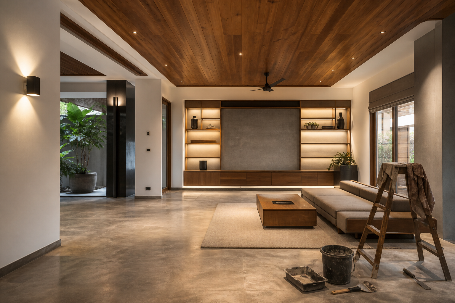 Interior contracting and finishing work for residential projects