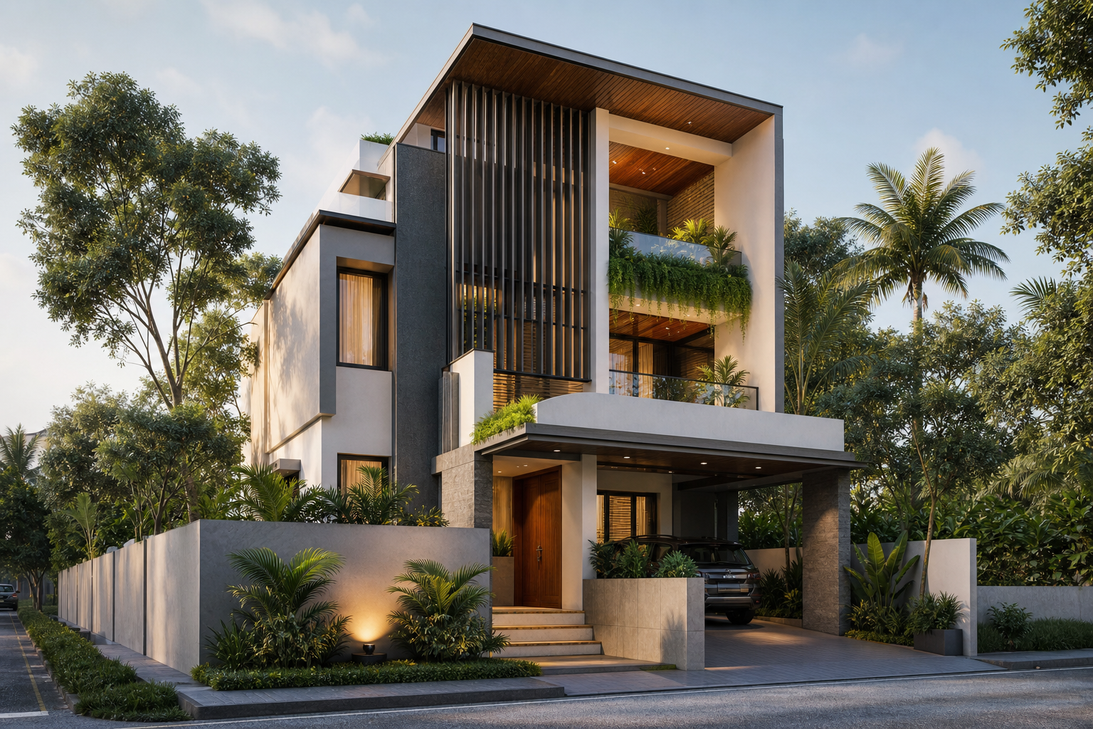 Compact urban residential design and construction planning